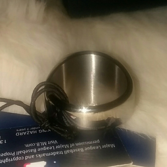 NWT Mens MLB Stainless Steel Orioles Ring Size 12 - Picture 7 of 8